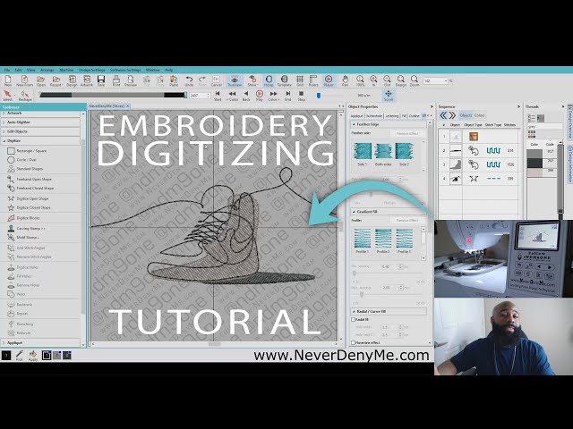 Learn How To Digitize Designs For Embroidery Machines 🤓 | Step By Step Digitizing Tutorial 🧵 | 👍🏽