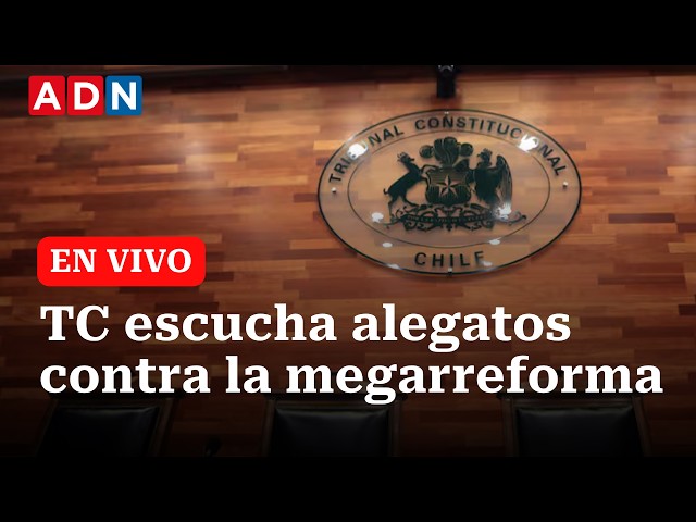 Tribunal Constitucional escucha alegatos por requerimientos contra la megarreforma