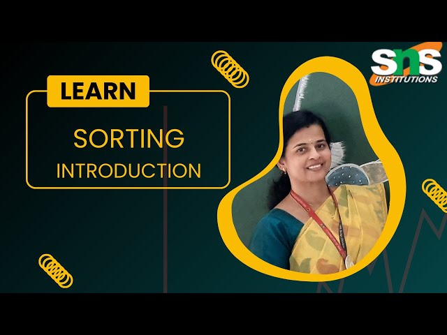 Sorting | Data Structures | SNS Institutions