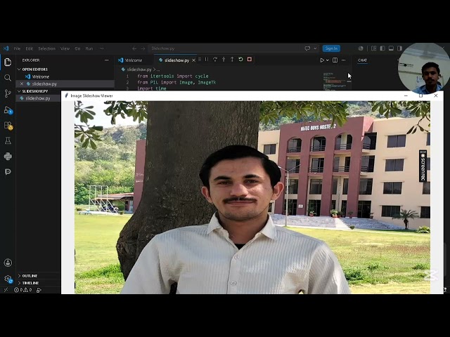 Image Slideshow Viewer Using Python Tkinter and Pillow