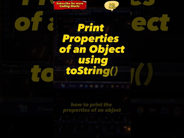 toString method to print Object in java , java coding hacks , java interview questions and answers