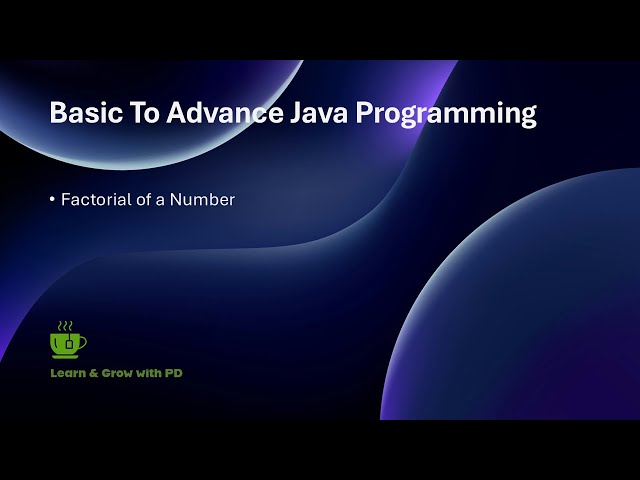Basic to Advance Java Programming 