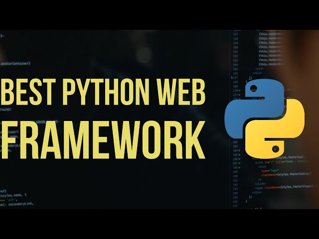 best web frameworks for python