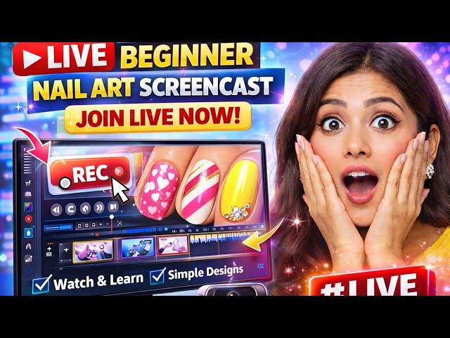 Easy Nail Art for Beginners 😍💅शुरुआती लोगों के लिए सबसे आसान नेल आर्ट – घर पर ट्राय करें!