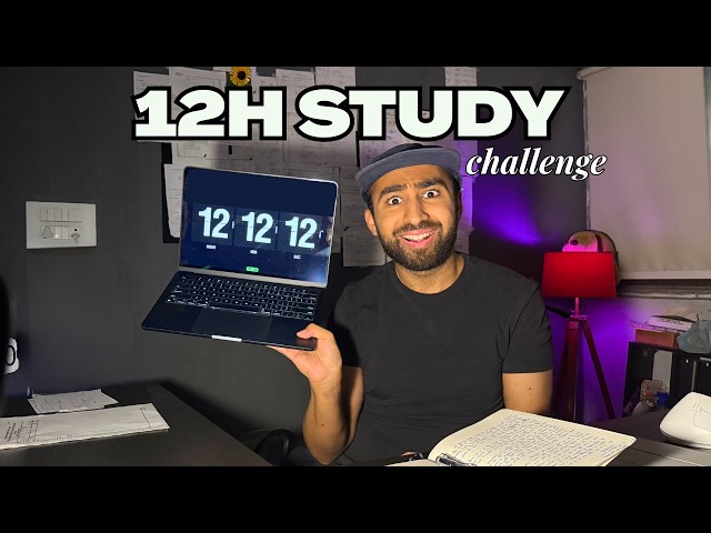 12 HOURS study challenge📚🙇🏻‍♂️| exams, USMLE prep, doctor