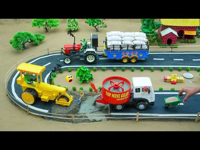 diy mini tractor Hand Pump Construction Project | using bricks | Village Water Supply