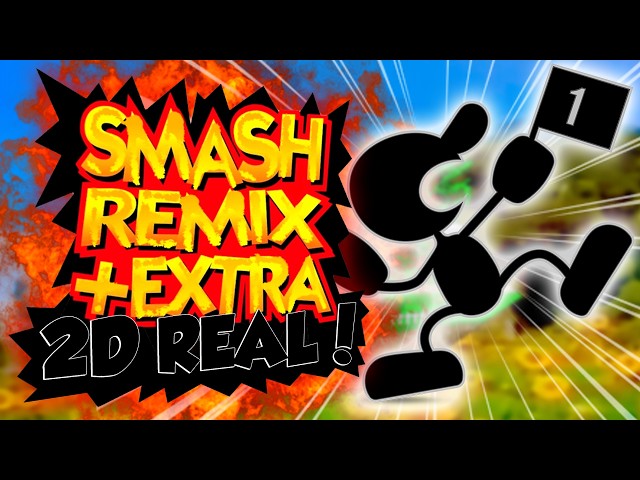 🔥 I PLAY AS MR. GAME & WATCH FOR THE FIRST TIME IN SMASH REMIX +EXTRA! 😲😲