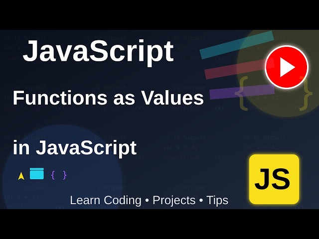 Functions as values in JavaScript