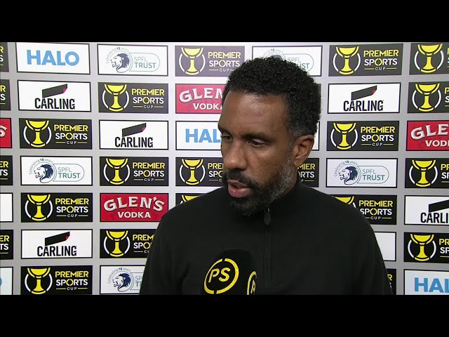 Celtic manager Wilfried Nancy speaks after Premier Sports Cup final defeat to St. Mirren
