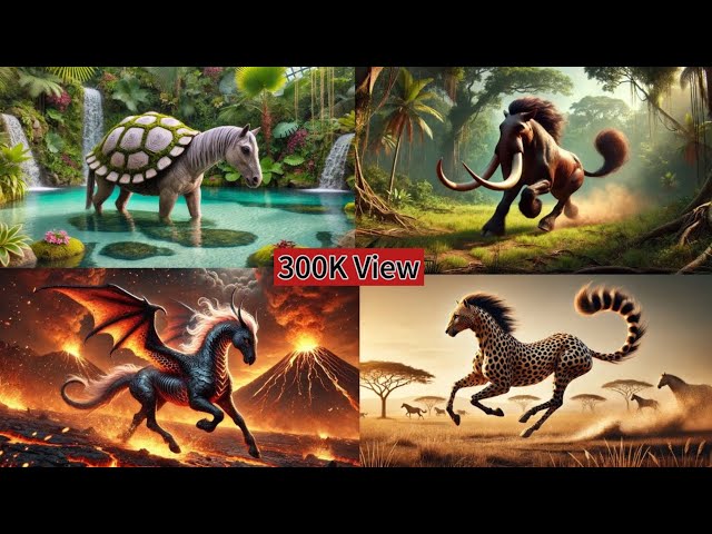 Amazing Wild Animals Fusion | Horse + Animals
