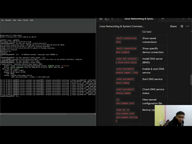 Task 5 and 6: configuring dns , dhcp and cloning the server and client vm