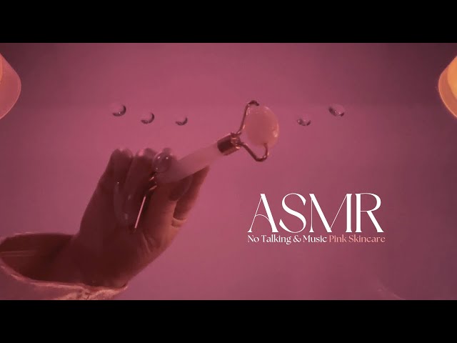 ASMR • Rose Quartz Crystal Facial  | Korean Skincare (No Talking + Music) Personal Attention