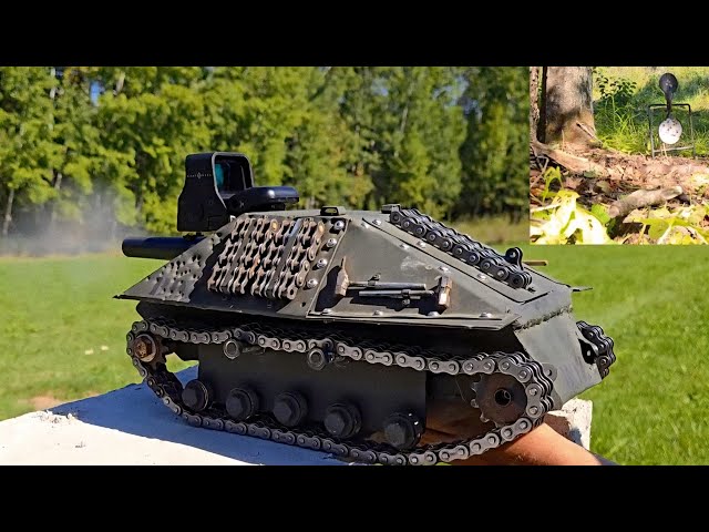 Test Fire Hetzer .22lr Reddot Ruger 10/22 Charger Battle Tank Destroyer Combat RC jagdpanzer 38 (t)