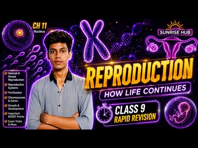 Class 9 Science Chapter 11 🔥 Reproduction | How Life Continues  | Rapid Revision | New ncert 