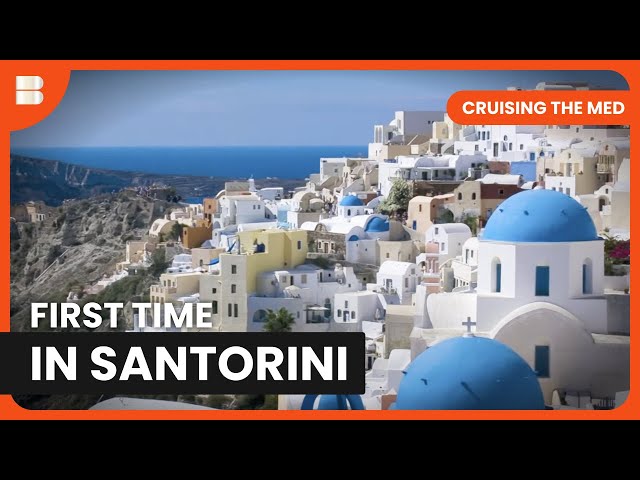 First-Time Cruisers in Santorini Greece | Cruising the Med