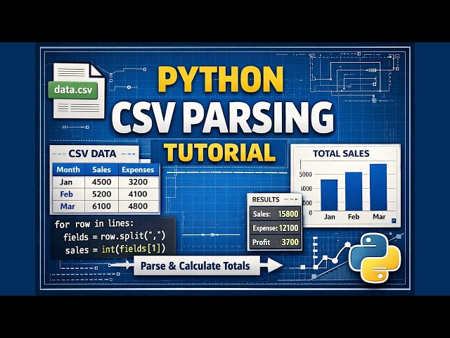 65 Python CSV Parsing Tutorial | Turn Spreadsheet Data into Real Python Applications