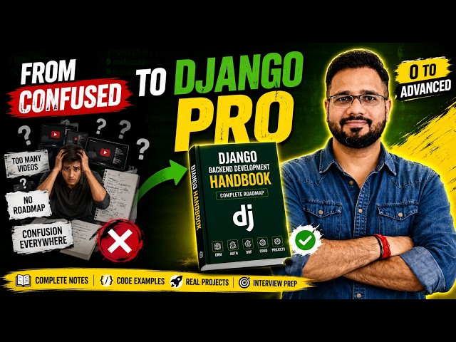 Django Handbook | Complete Django Roadmap with Notes, Projects & DRF | Beginner to Advanced