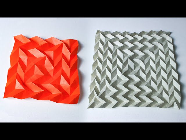 Chiaroscuro Spiral Origami Tutorial