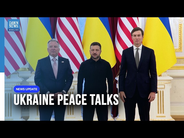 US Envoys Kushner, Witkoff Discuss ‘Peace Package’ With Zelenskiy