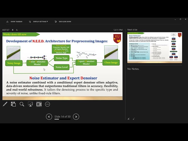 First Progress Seminar of the research scholar Mr. Rupjyoti Chutia (Registration No. CS24P2IT001)