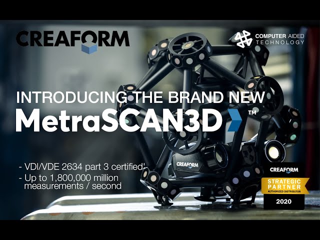 Introducing the MetraSCAN BLACK 3D Scanner and Portable CMM from Creaform