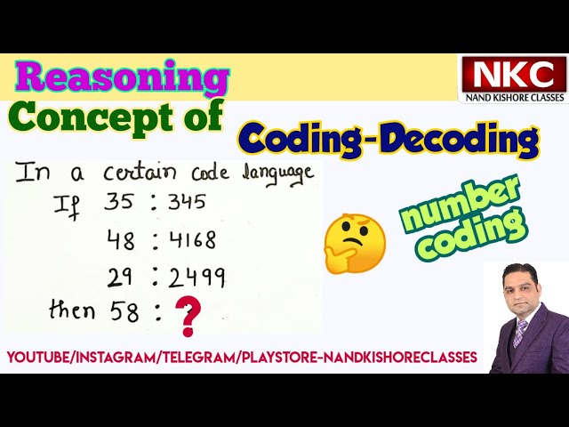 Concept of Coding Decoding| Reasoning tricks| Number Coding #Reasoning #aptitude #coding #maths