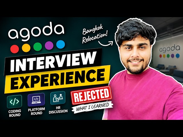 Agoda Frontend Interview Experience | Senior Software Engineer | Real Questions & Process ( 2026 )