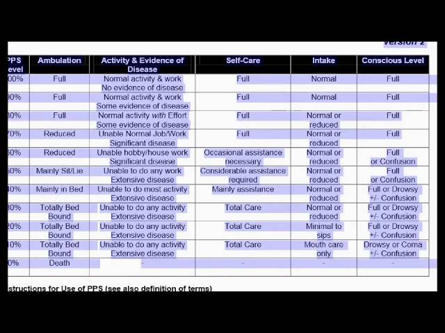 Palliative Performance Scale
