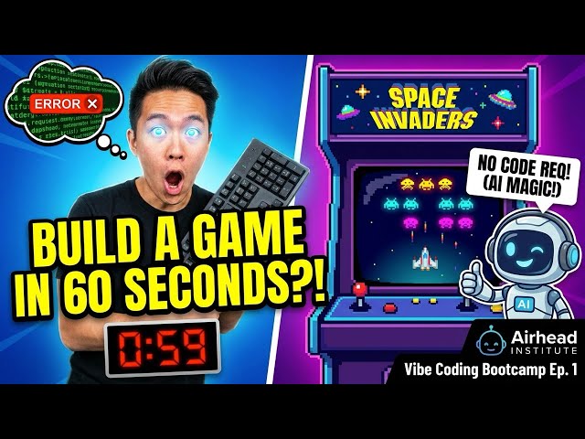 📱 Build a Video Game in 60 Seconds! (Vibe Coding Bootcamp Ep. 1)