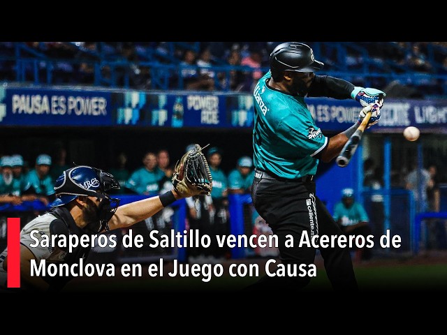 Saraperos de Saltillo defeat Acereros de Monclova in the Game for a Cause