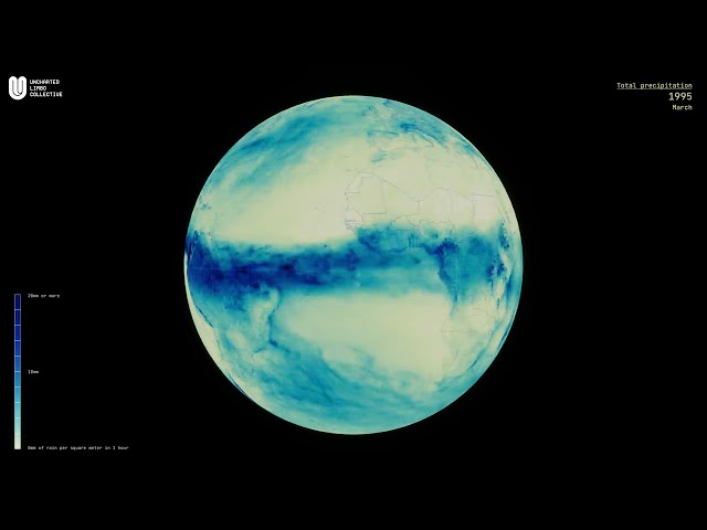 43 Years of Rain | Global Precipitation Data (1980–2023) in Unity | Copernicus Dataset