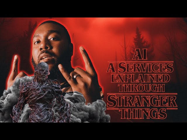 AI cloud services on aws and Stranger Things