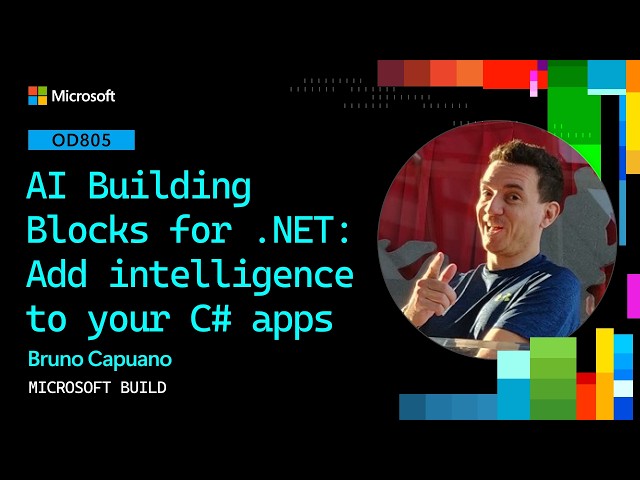 AI Building Blocks for .NET: Add intelligence to your C# Apps