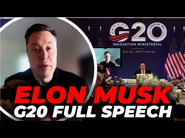 Elon Musk UNLEASHES his AI VISION at the G20: the FUTURE is CLOSER than YOU THINK