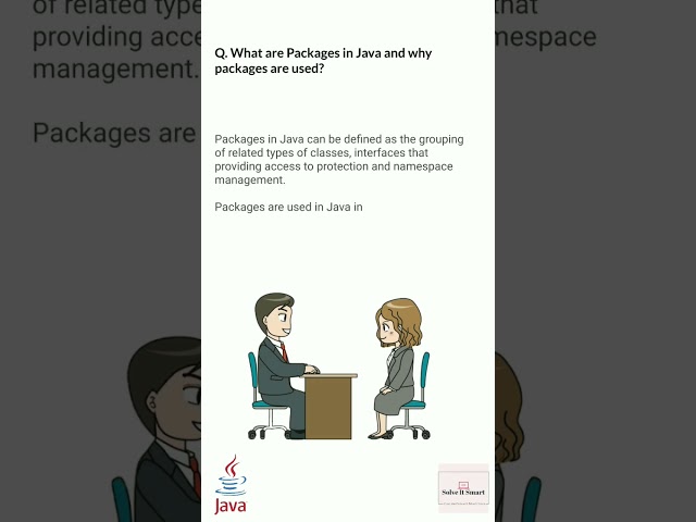 What are packages in Java ? || Important Interview Question || Java || Solve It Smart