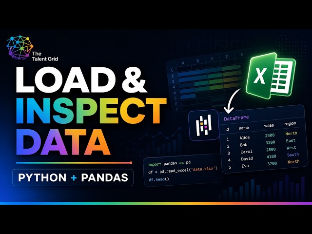Load and Inspect Excel Data in Python | Pandas Data Analysis for Beginners