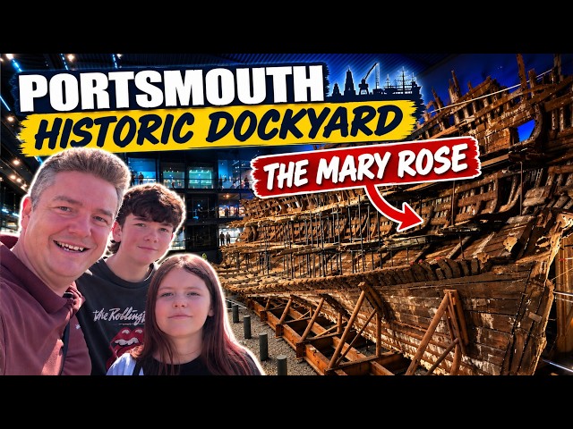 A Day at PORTSMOUTH HISTORIC DOCKYARD 🇬🇧 | Mary Rose, HMS Victory, HMS Warrior and More