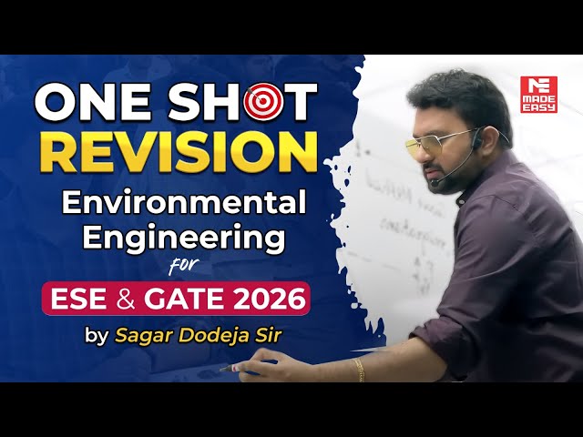 Environmental Engineering | Revision Session | Civil Engineering Lecture | UPSC ESE | MADE EASY
