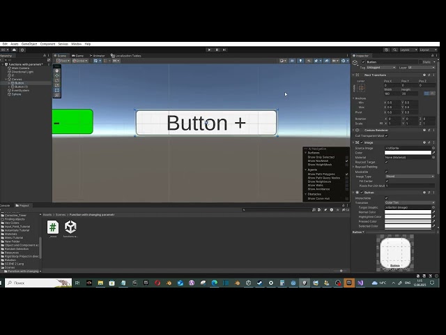 Unity 3d Tutorial C# - How to invert Bool SetActive and Integer variables