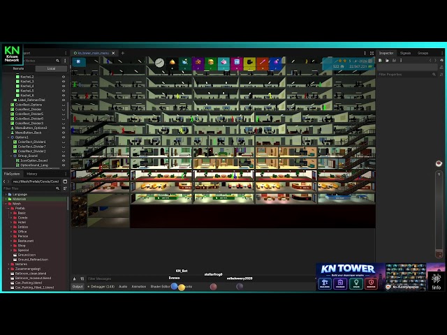 🛠️ GameDev 🛠️ - Developing KN_Tower | 🤖 Godot | ⚙️ Blender | 🐍 Python | 🧮 GDScript | 🎨 Gimp