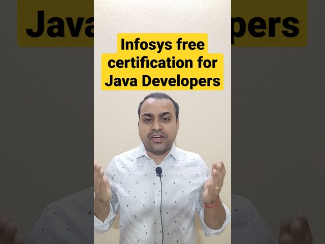 Free Full Length Course and certification in java programming | By Infosys🔥🔥 #shorts #shortfeeds