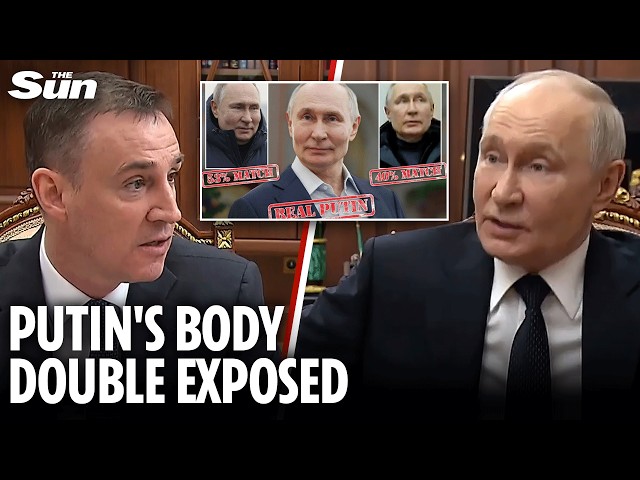 Moment Putin humiliated as Russian minister 'accidentally calls Vlad his body-double's name'