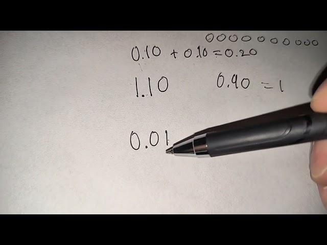 10ths and 100ths decimal place. (5th grade math)