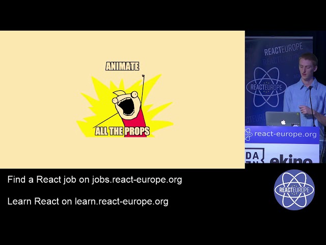 React-spring: on animations and hooks -  Alec Larson @alecdotbiz at @ReactEurope 2019