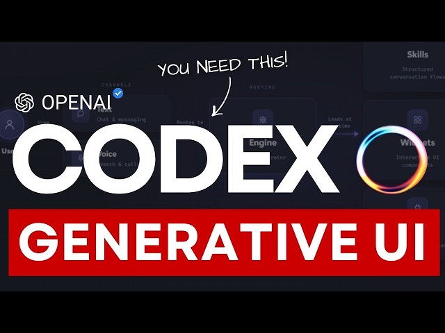 Building AI Native Agentic Experiences in Minutes with Codex!