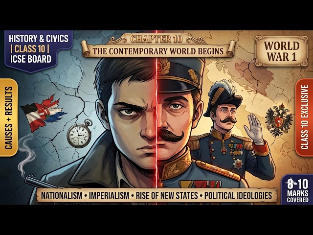 First World War - 2027 ICSE History Chapter 10 | Class 10 | The Contemporary World | ICSE For All