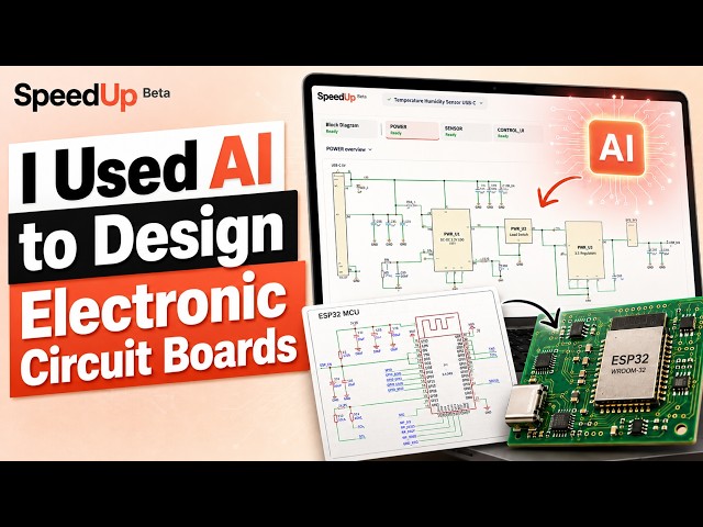 I Used AI to Design a Circuit Board… This Is Crazy! | SpeedUp AI