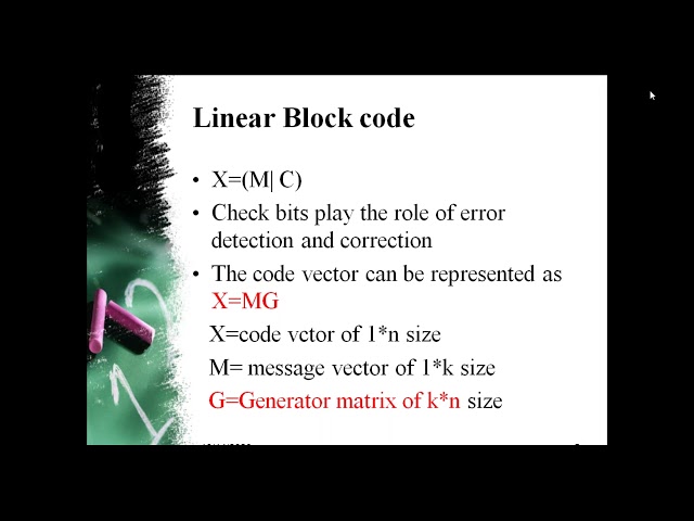 Linear Block Codes