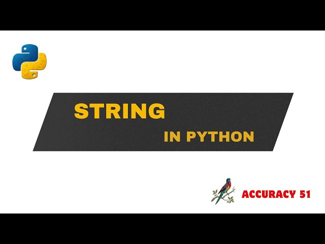 String Data Type in Python | Python Strings for Beginners | Python Tutorial in Hindi