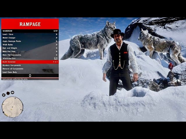 How to Change Model / God Mod - Rampage Trainer Mod Tutorial RDR2 .Ep:1